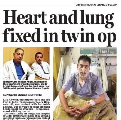 Heart and Lung Surgery News